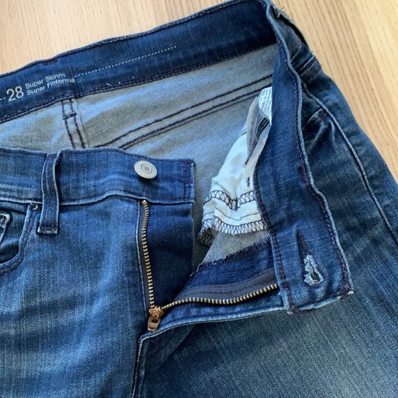Levi’s super skinny blue jeans - Picture 5 of 13
